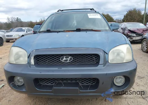 2002 Hyundai Santa Fe Gls/Lx from USA, damaged, VIN KM8SC13D82U241929